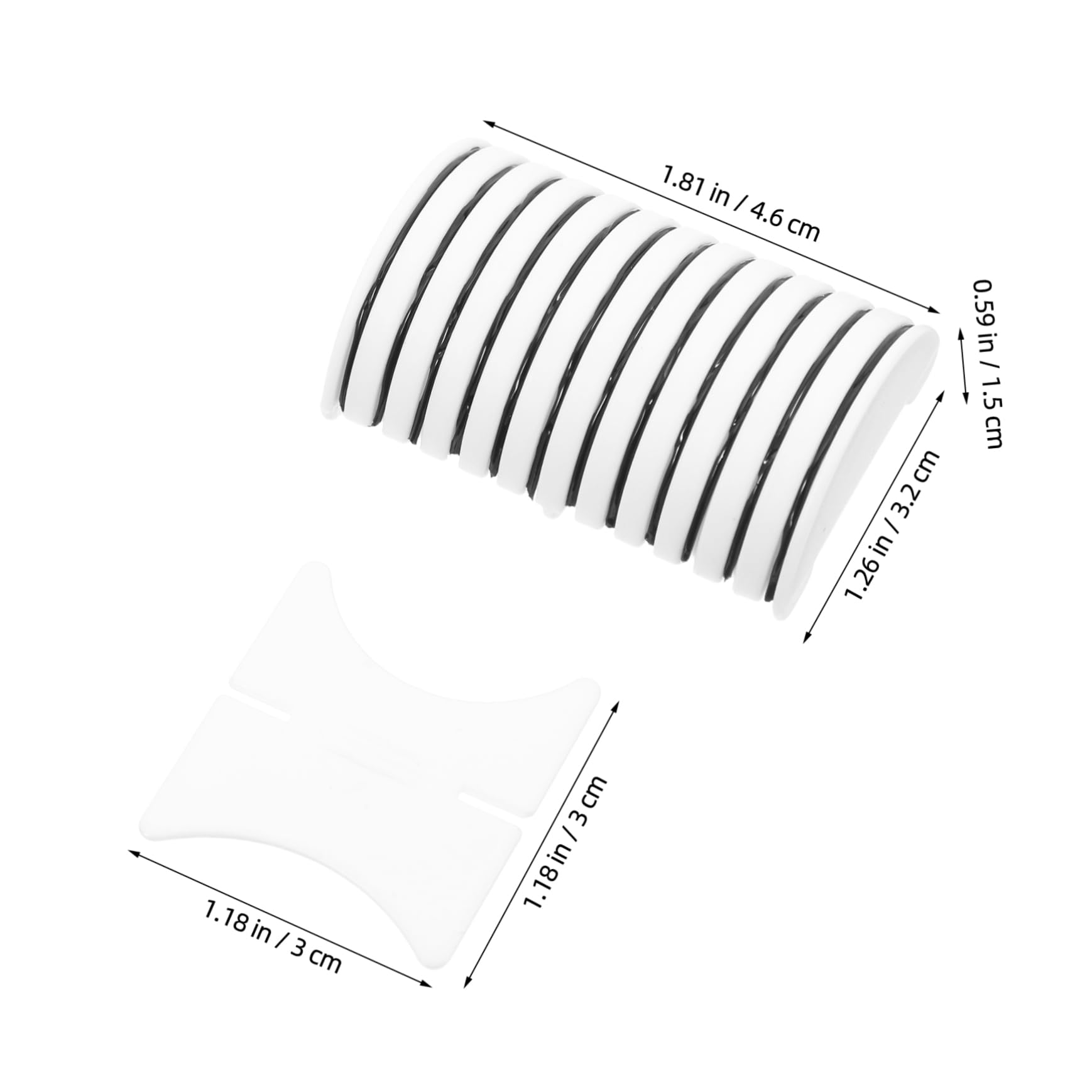 FOYTOKI 12Pcs Self Adhesive Eyelash Strips Ultra Thin Convenient Replacement Pack for Daily Makeup and Special Occasions Gentle Sensitive Skin