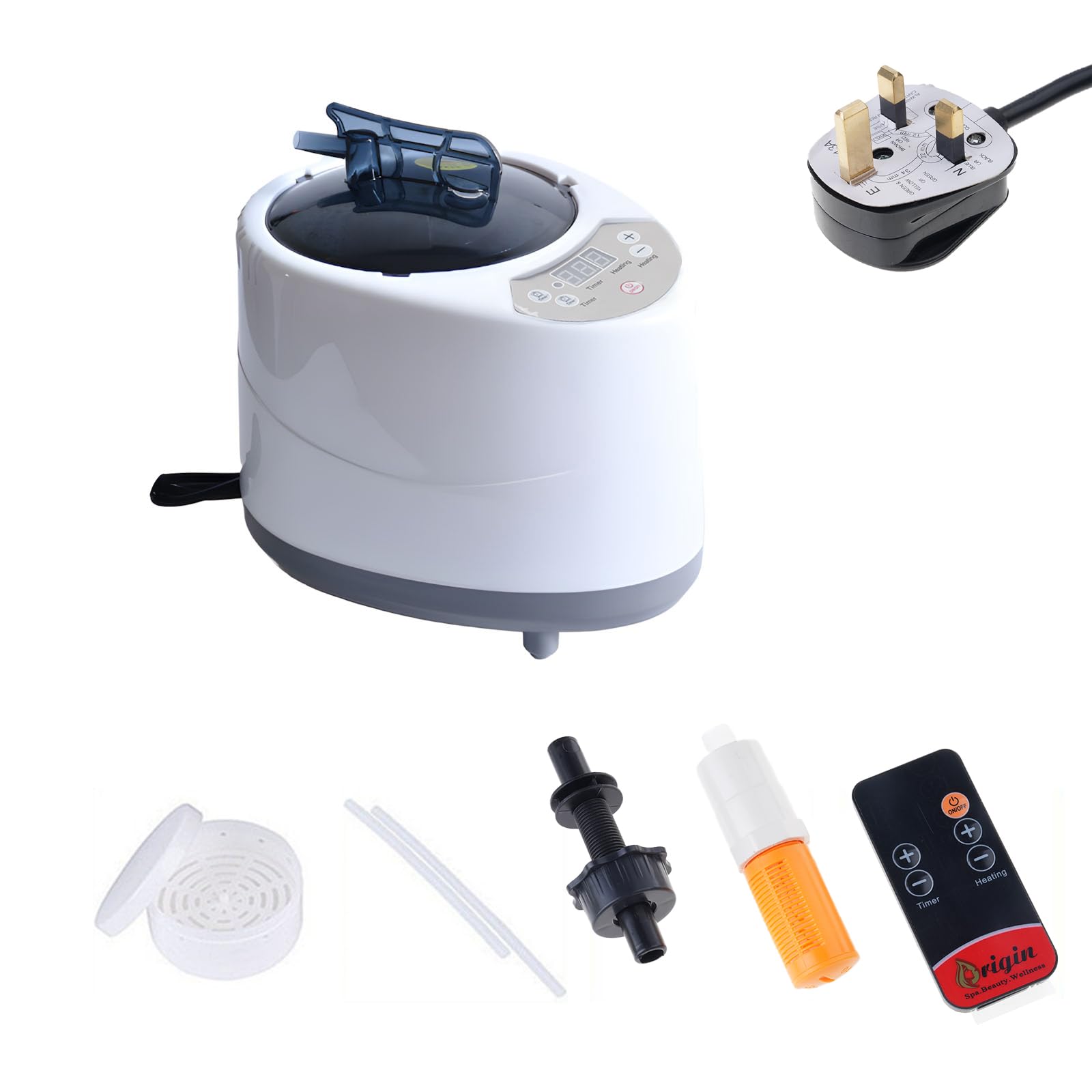 Transportable Efficient Generator with 3L Large Capacity Auto Close for Home Steambath Relaxation Thermostat