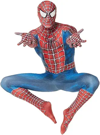 Bohorsun Superhero Suit Spandex Elastic Jumpsuit Halloween Cosplay Costumes for Adult