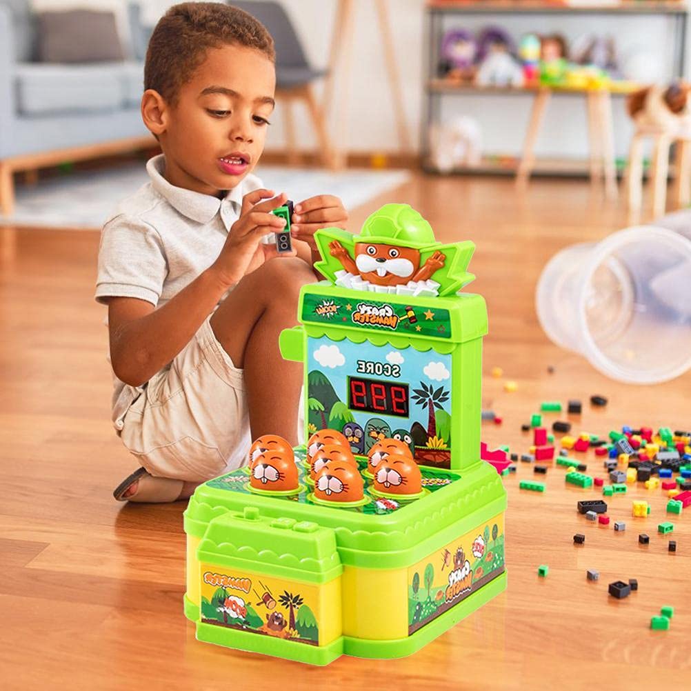 Whack Attack – Le Jeu De Taupe Whack A Mole Light And Sound – Jouets éducatifs Interactifs Pour Les Tout-petits Et Les Enfants, Jouet De Martelage Pour Garçons Et Filles De 3