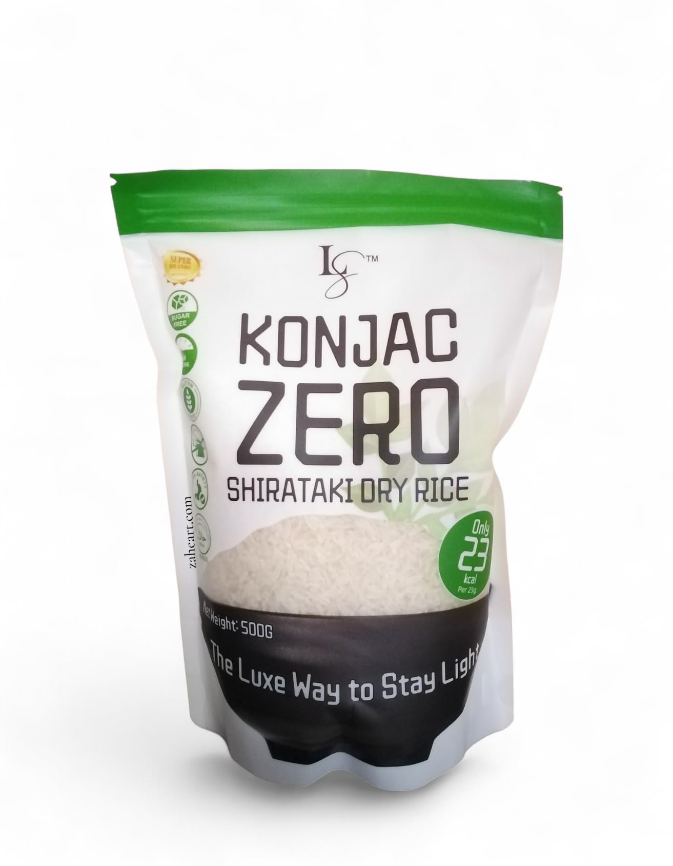 Amazon.com : LUXE SLIM KONJAC ZERO SHIRATAKI DRY RICE 1kilo BIG