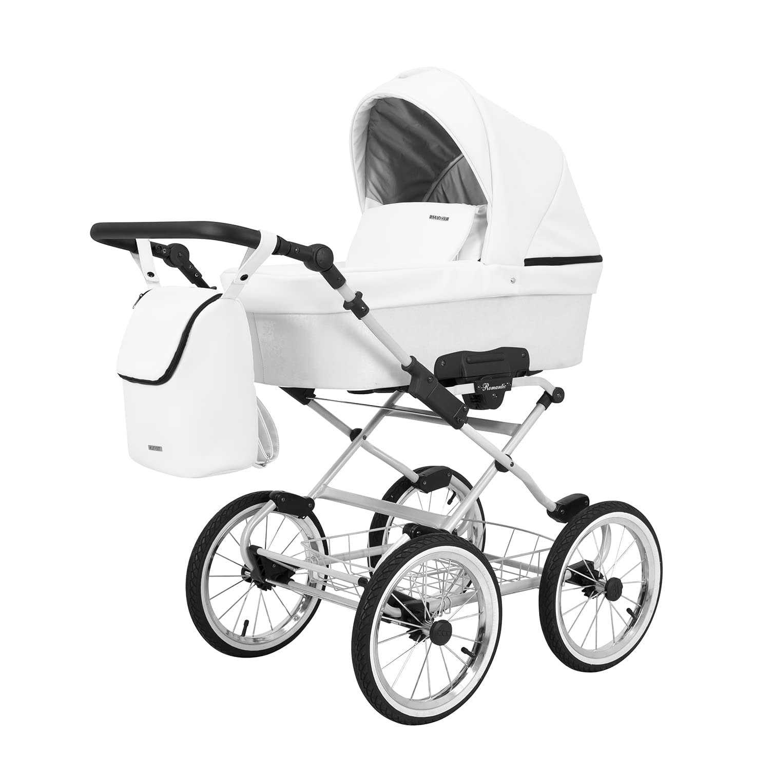 Passeggino per bambini 2 in 1 navicella carrozzina accessoti KUNERT Romantic retro 2in1 passeggini