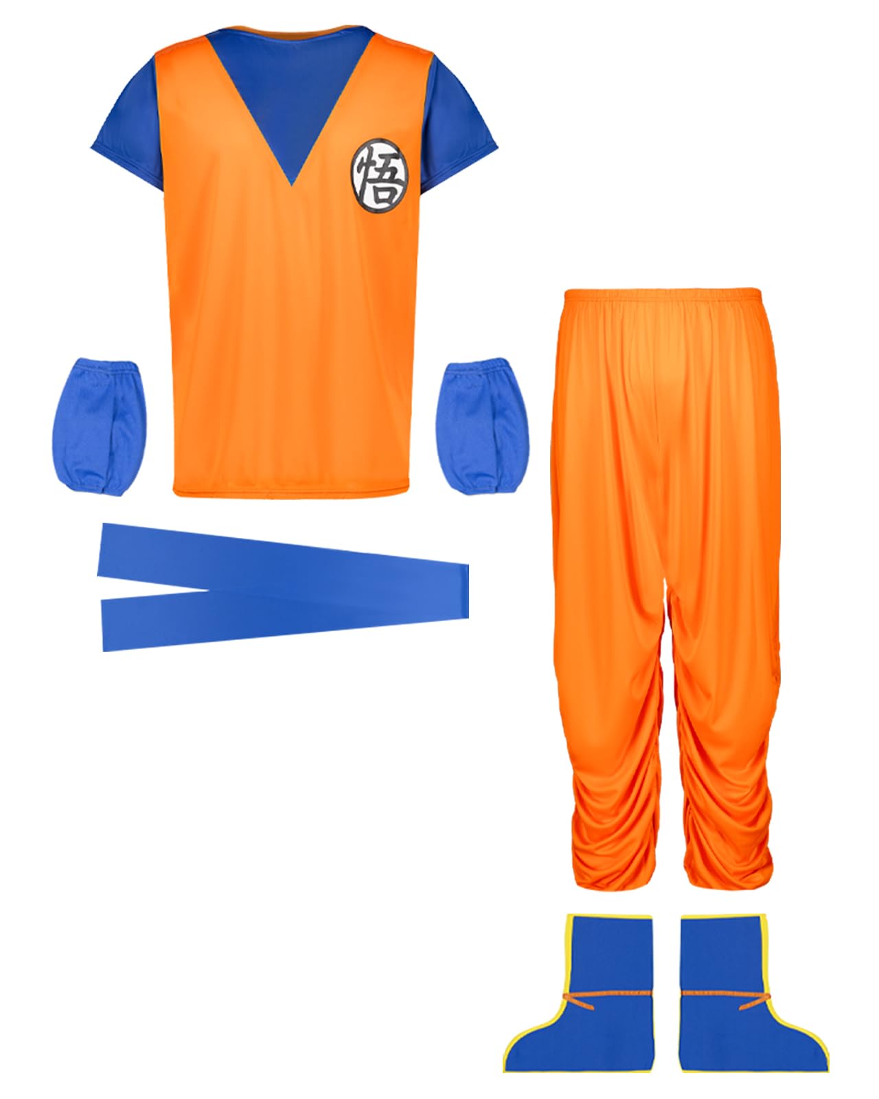 Funidelia Disfraz Oficial de Goku Dragon Ball para Hombre, Traje de Super Saiyan para Adulto Bola de Dragón, Disfraces de Carnaval, Halloween y Despedidas – Talla M