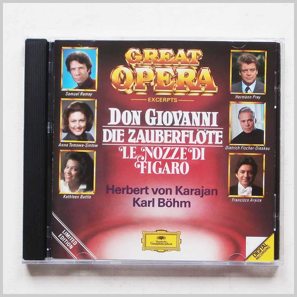 MOZART - DON GIOVANNI . LE NOZZE DI FIGARO . DIE ZAUBERFLOTE (1 CD) [Audio CD]