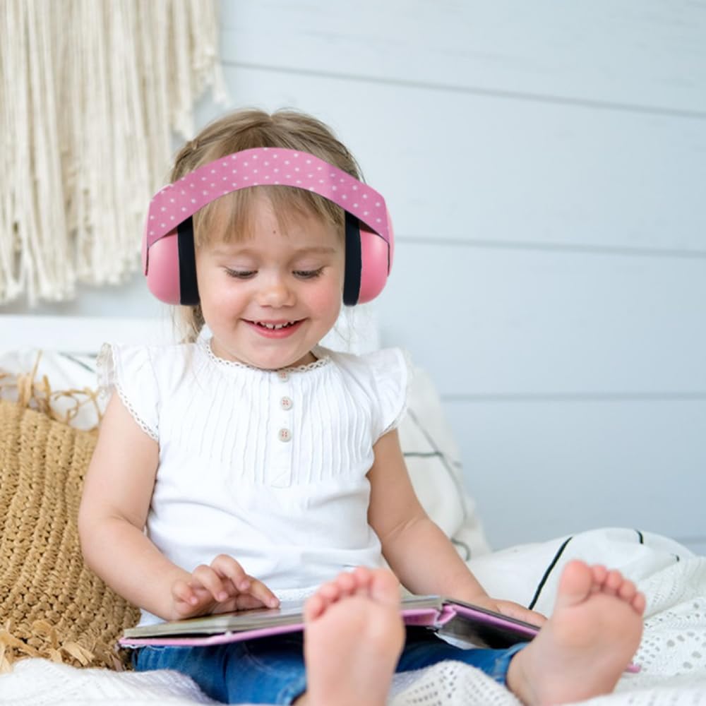 Jiahuade Cuffie Neonato Antirumore,Cuffie Protezione Udito Bambini,Cuffie per Concerti Bambini,Cuffie di Sicurezza,Protezione dell'udito per Bambini,Protezione Acustica per Bambini