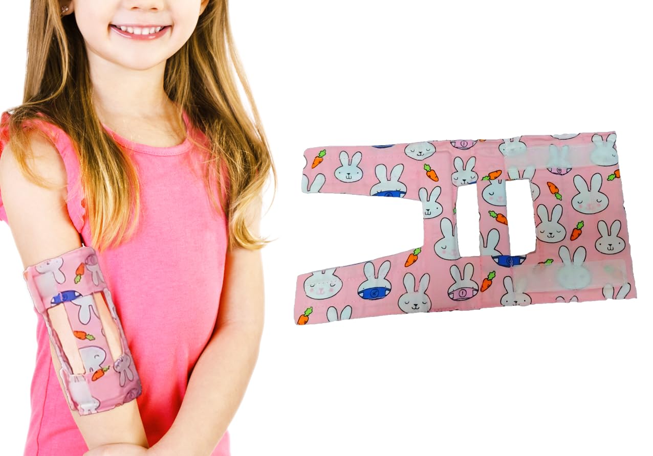 Prevention of face scratching, thumb-sucking habits, pulling on IV lines Child elbow immobilizers, splints and arm restraints, Infant child to prevent hand-to-face habits (Pink, Medium)