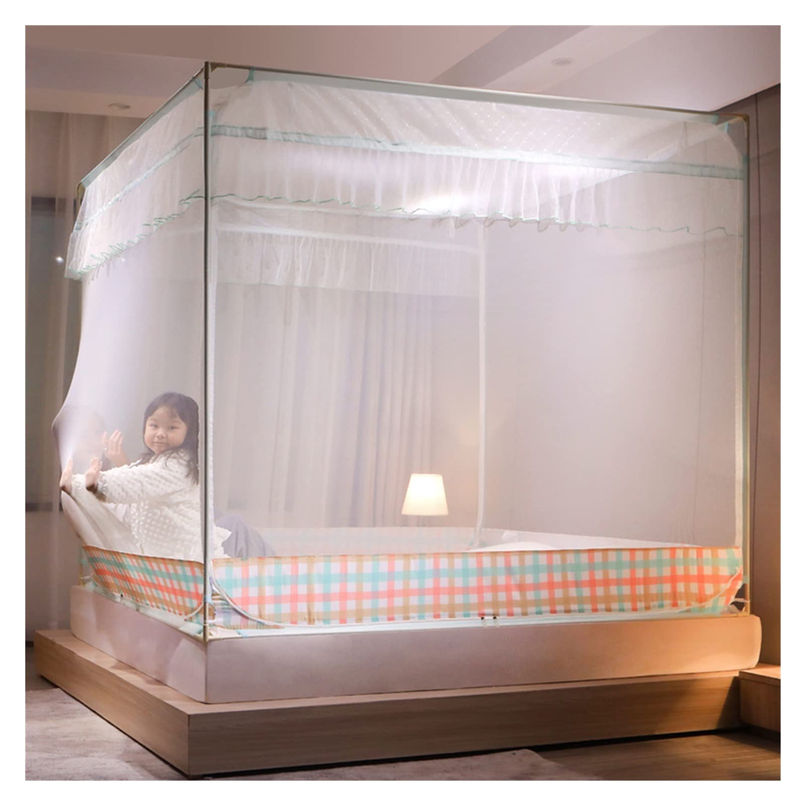 Moustiquaire voyage king size extra large pour camping et nuits en plein air