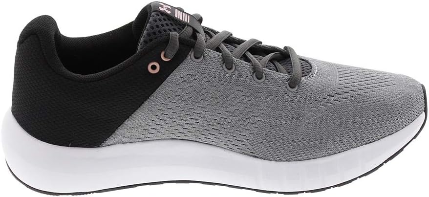 Under Armour Women's Micro G Pursuit Running Shoe 7 Steel (102)/Black
