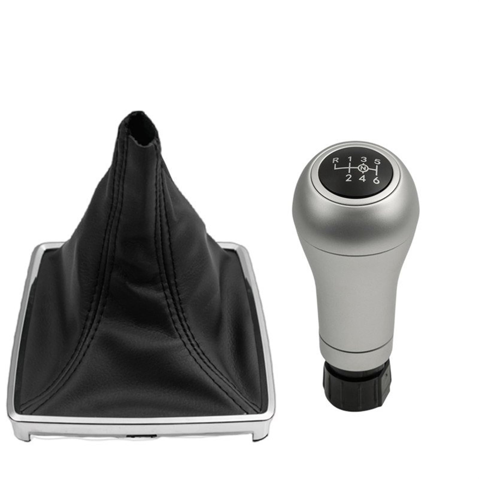 Hsukiho Big Hole Car Shift Knob Cover For Benz W204 W207 A207 W212 C204 C63 C300 C250 2008-2014 Car Gear Shift Knob Lever Shifter Gaitor Boot Dustproof Cover(Big Hole)