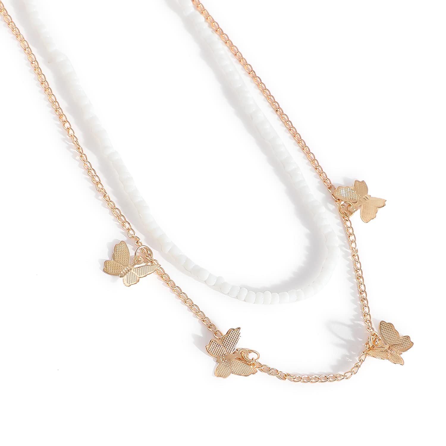 SOHI Gold Plated Chain Necklace for Women and Girls, Trendy Stylish Necklace, chain for women, Necklace with Chain detailing, minimal jewellery, layered necklace for women, fashion, ladies (B0BH4QPPXT) Amazon Price History, Amazon Price Tracker