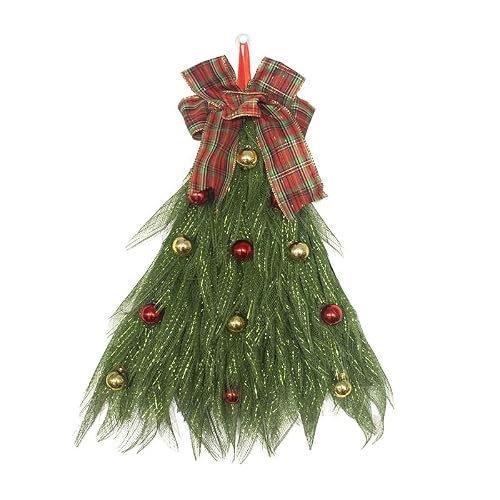 Christmas Tree Wreath Showcase Props Door Hanging Decorations
