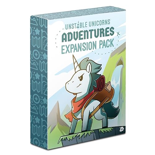 Unstable Games - Unstable Unicorns Adventures Expansion Pack - Designed to be Added to Your Unstable Unicorns Card Game - Multicolor