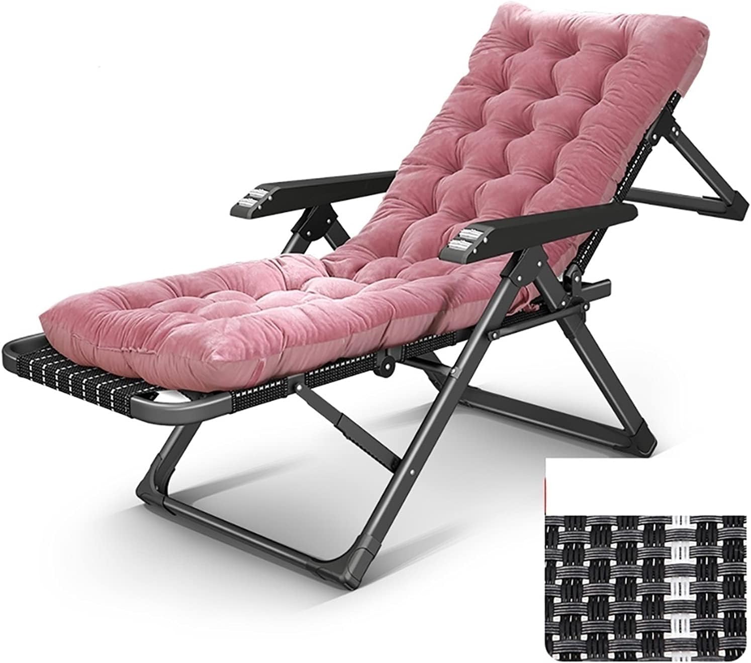 Recliner Chair,Outdoor Sun Lawn Chair,Lounge Chair Patio Folding Camping Chair,Reclining Patio Chairs with Age omic,Ideal Outdoor Recliners, Be,STYL