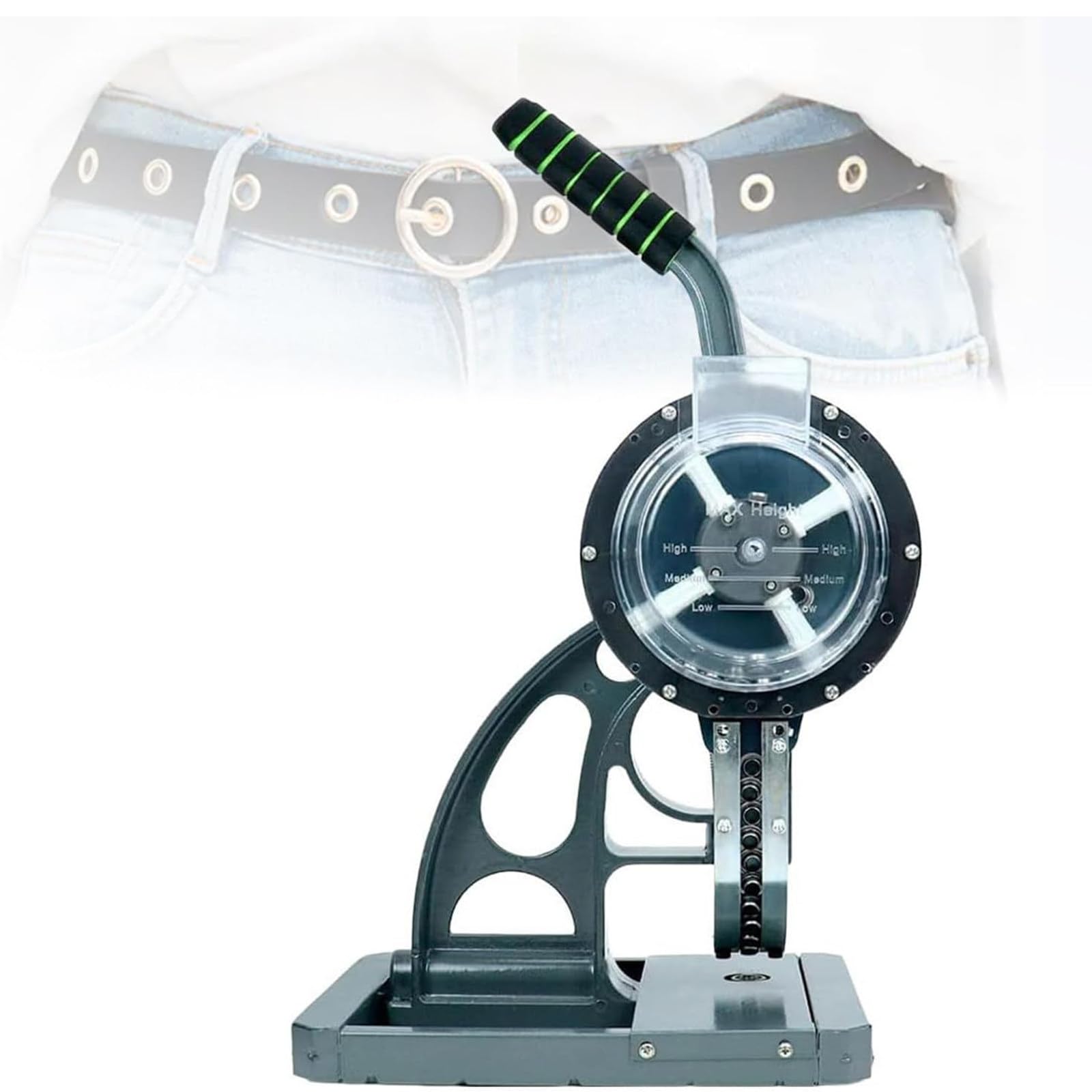 Macchina Semiautomatica per L'applicazione di Occhielli, Pressa per Bottoni 6mm | Attrezzatura Punzonatura Occhielli, Punzonatrice Cuoio E Macchina Per Produzione Di Insegne, Macchina Per Stampa Su Tessuto