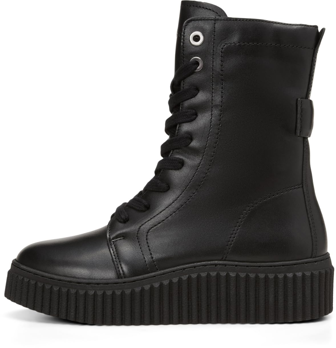 Marc O’Polo Lace Flatheel Bootie Schnürstiefel Schwarz