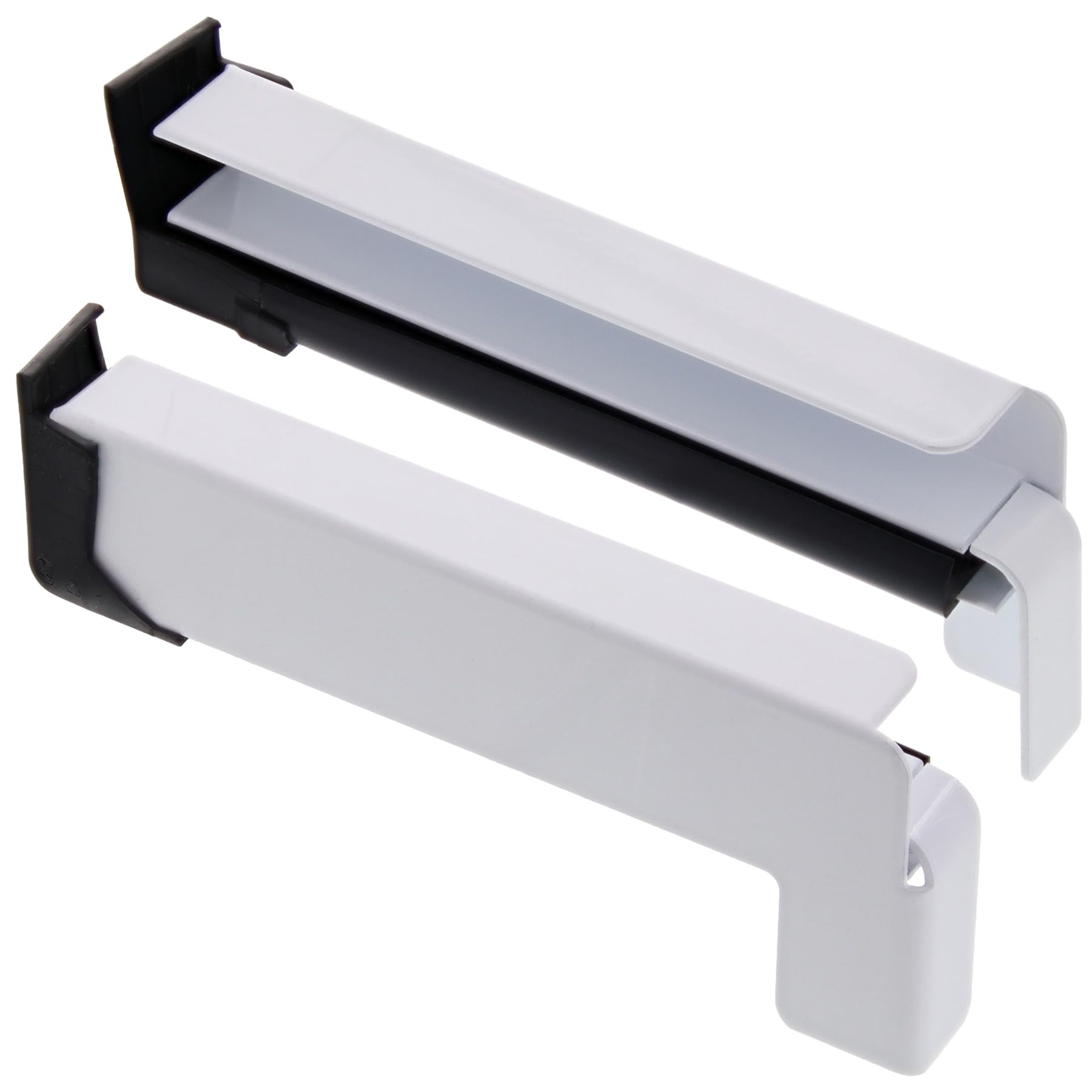 Embout coulissant alu blanc 130mm pour protéger la façade en plâtre des pluies