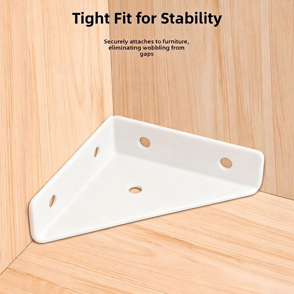Escuadras Metálicas Refuerzo Muebles 30 Pack Escuadras Metálicas(Small-white)
