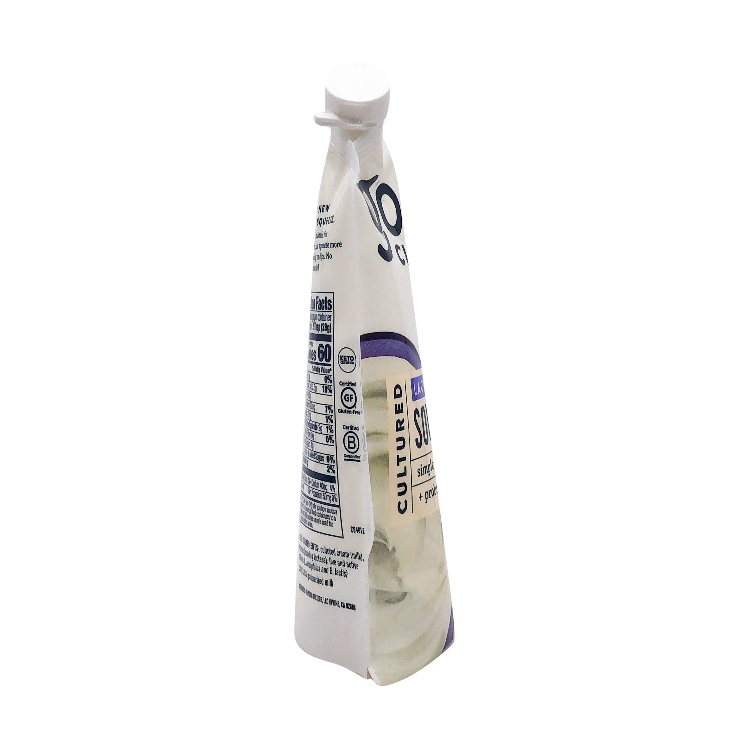 Good Culture Classic Lactose Free Sour Cream Squeeze Pouch, 12 OZ