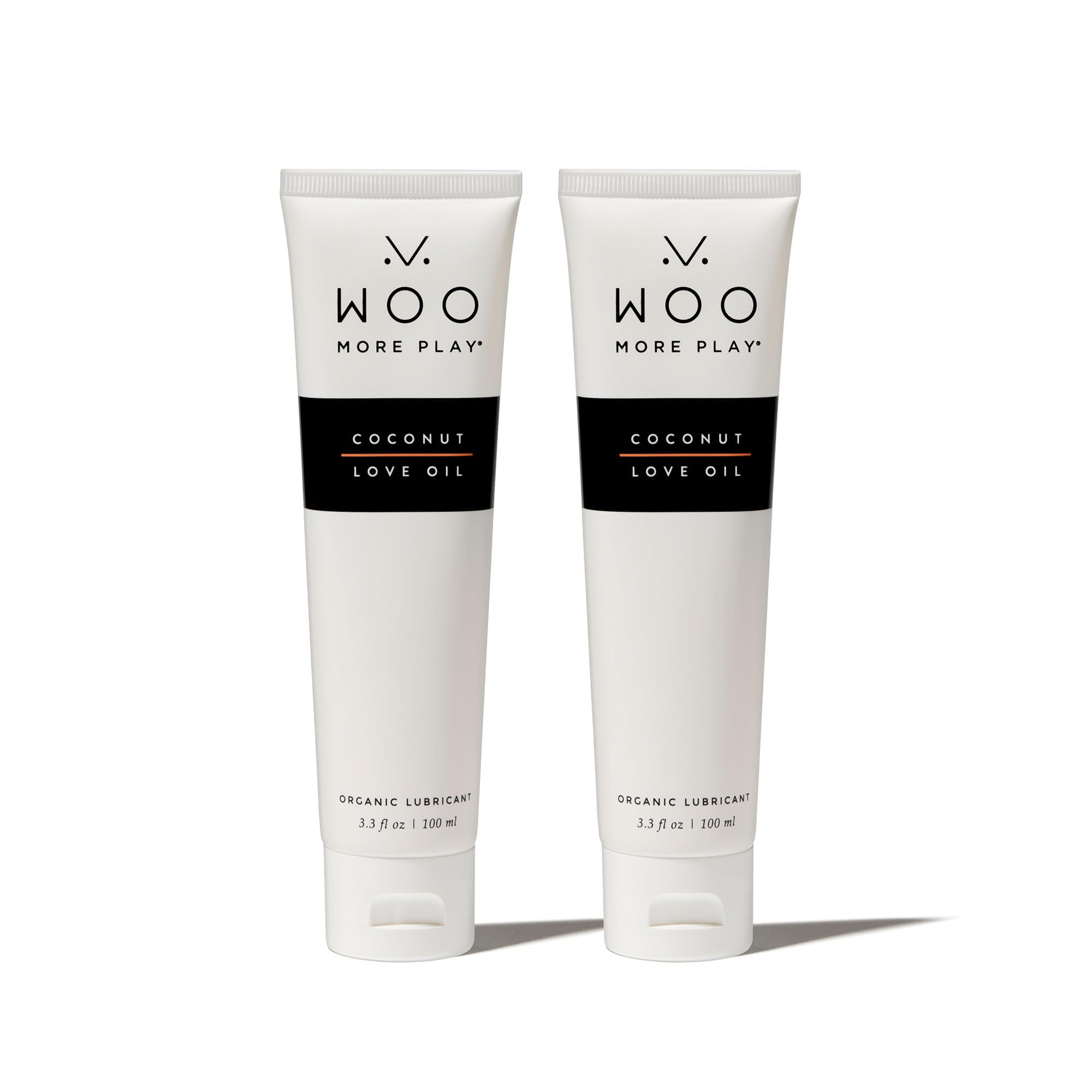 Woo More Play Coconut Love Oil Organic Coconut Oil Personal Lubricant for Men and Women Natural and Clean