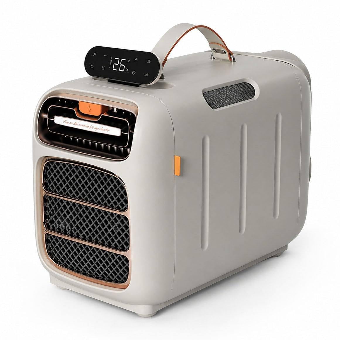 GSHSHOU Portable Air Conditioner for Camping, with Cooling and Heating, 3 Wind Speeds,Adjustable Temperature, for Tent, Camper, Van Use Cold+heat