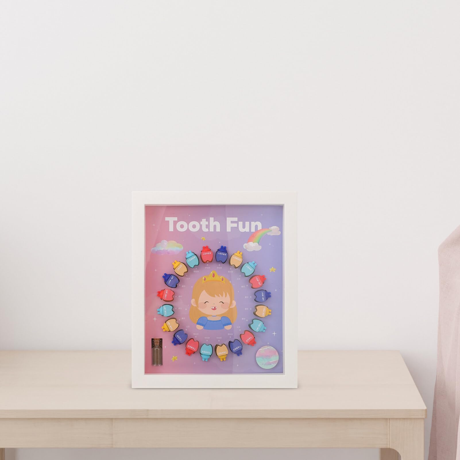 Boîte à Dents de Lait pour Bébé, Coffret Souvenir Compact en Plastique, 1
