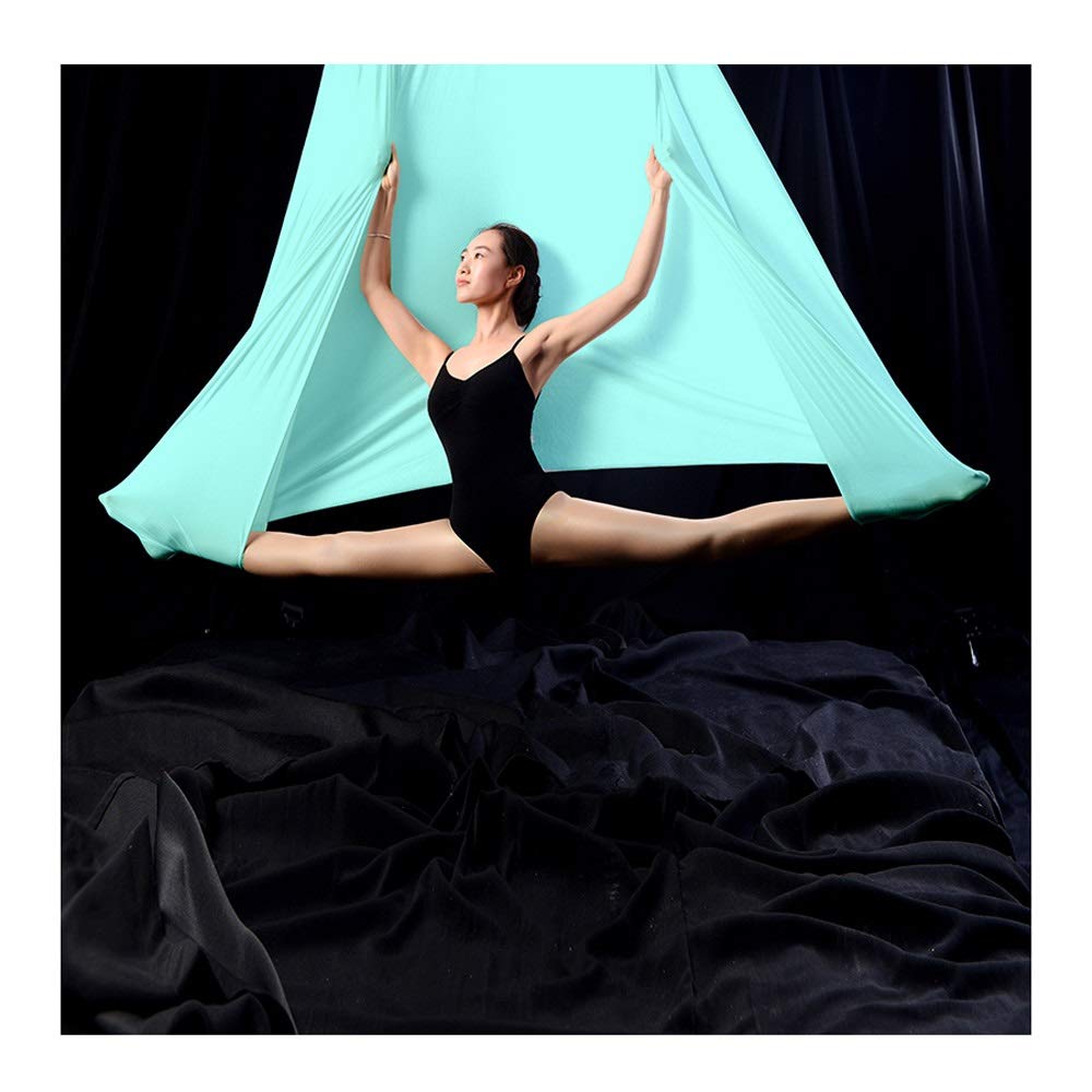 XDTCHEN Aerial Yoga Hammock Set,Yoga Hammock Flying Hammock Swing Aerial Yoga Hammock Silk Fabric with Carabiner & Daisy Chain for Yoga Anti-Gravity Pilates- Mounting Accessories Included