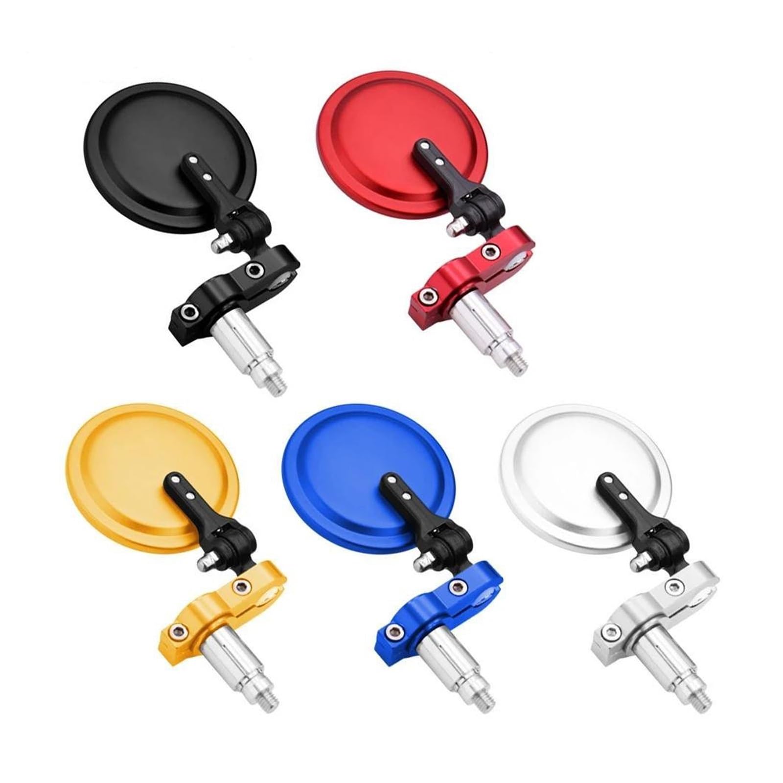 Specchietti Moto Manubrio Retrovisori Per Ducati SS900 Per Monster 900 916 996 998 SS1000 M1000S Specchietti Retrovisori Per Moto Da 3 Pollici Con Estremità Del Manubrio(Oro)