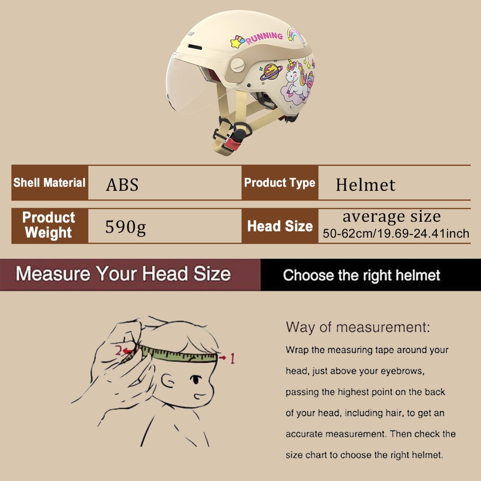 Casco De Scooter, Casco De Moto Infantil con Visera para Niños Y Niñas De 3 A 12 Años, Casco Jet para Moto Infantil, Casco De Ciclomotor Homologado Según ECE 22.06