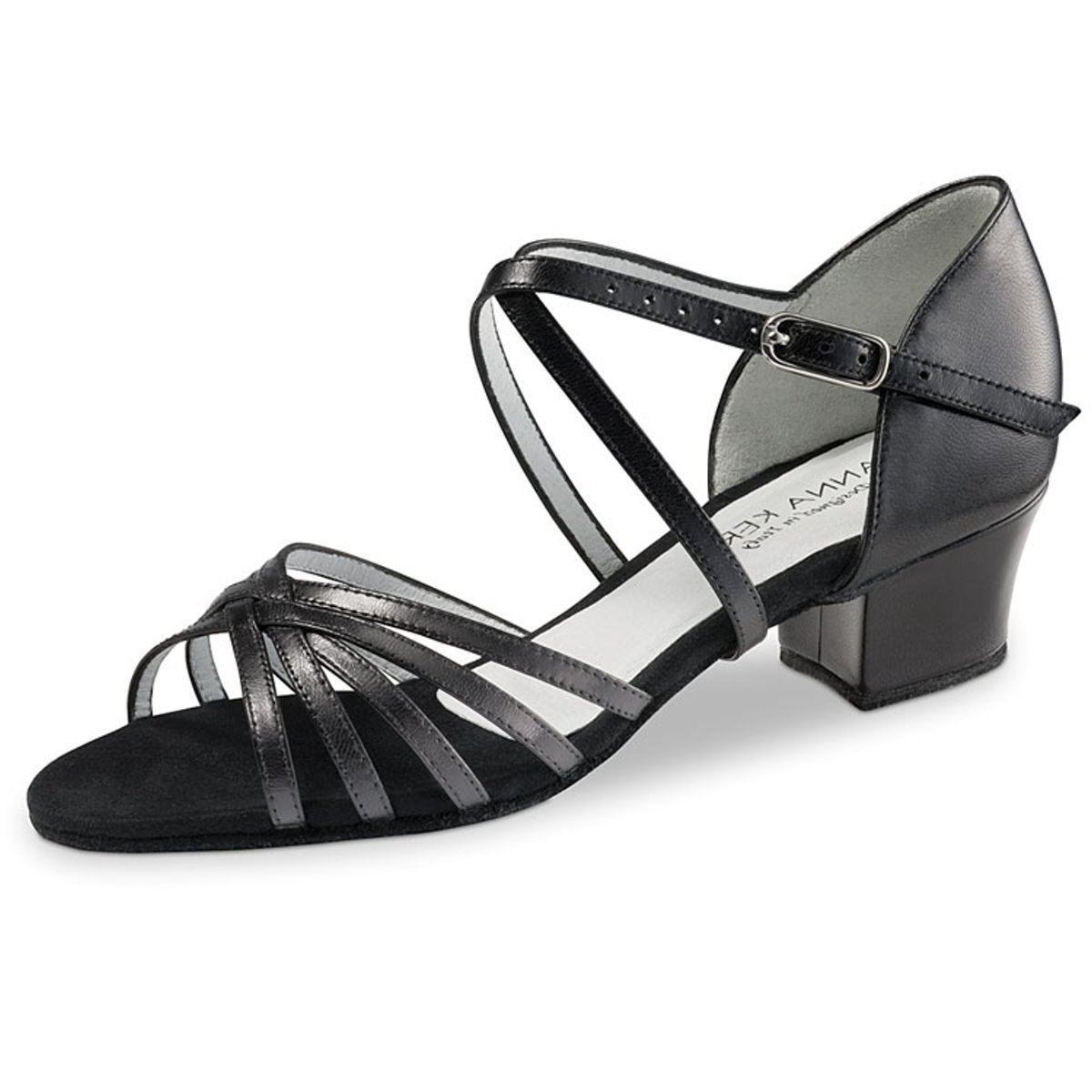 Anna KernLadies Dance Shoes 581-35 - Leather Black - 3,5 cm