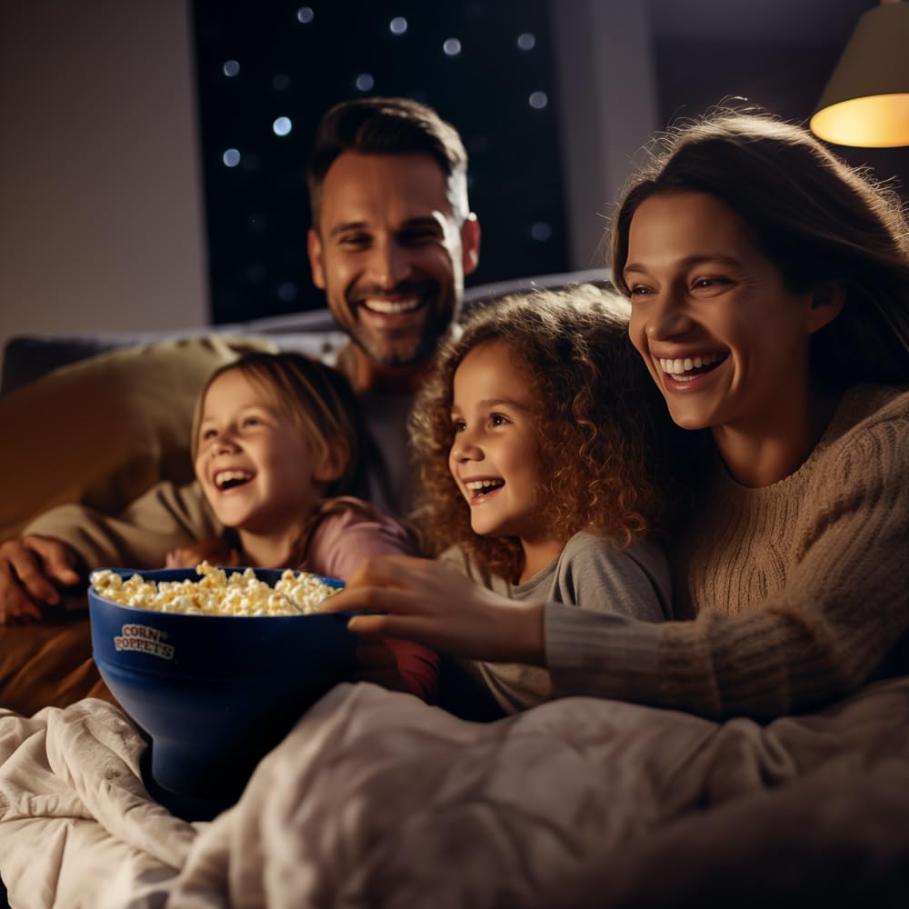 CORN POPPETS | Granos de Maíz para Palomitas con Sal | Palomitas de Maíz Saludables, 100% Naturales, Sin Gluten, Sin Aceite de Palma | Aptas para Máquina de Palomitas y Microondas