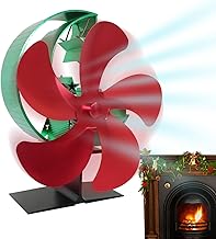 fogão a lenha | fogão a lenha Moon Star Design com 5 lâminas - fogão a lenha termodinâmico trabalho silencioso para, queimador, lareira Littryee