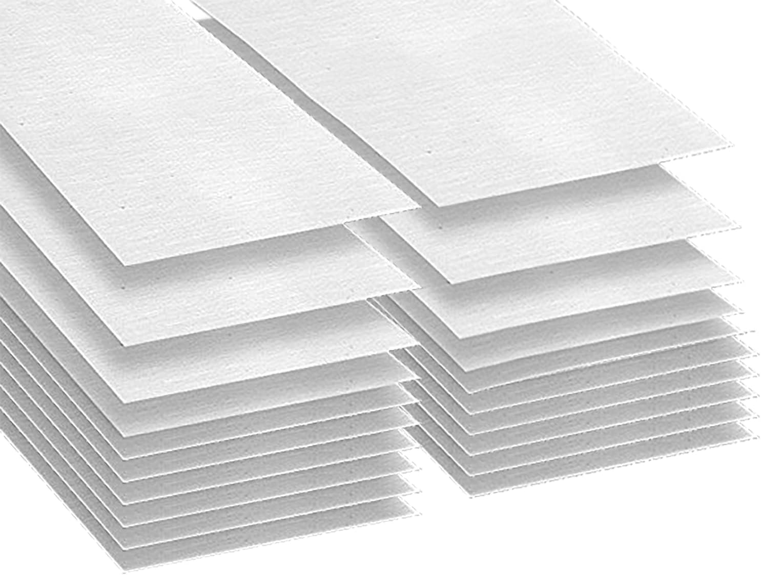 Printable Inkjet Primed Gessoed 8.5" x 11" Canvas Paper Sheets (10 Sheets)