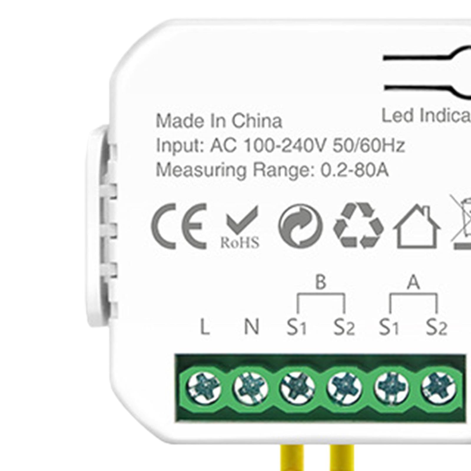 de de Energía con Medidor de Energía Wi: para Oficinas, Dormitorios, Apartamentos, Factor de Potencia, Electricidad, 2 Canales