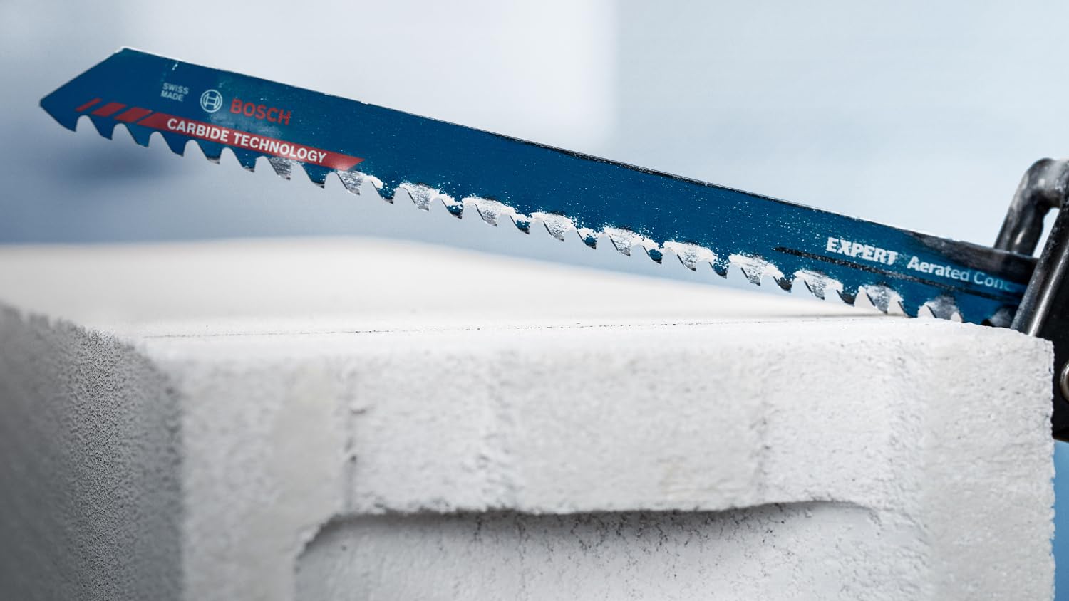 Bosch Professional 3x Hojas de sierra sable Expert ‘Aerated Concrete’ S 1241 HM (para Hormigón celular, Longitud 300 mm, accesorios Sierra sable)