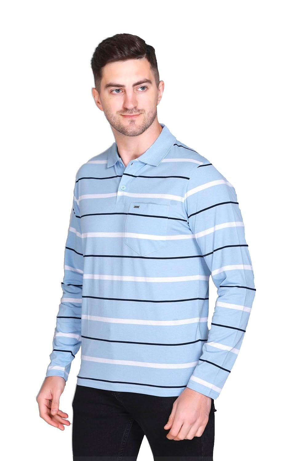 GODFREY Full Sleeve Cotton Polo T Shirt for Man with Pocket - Men Tshirts Regular Fit - Review, Price and Buying Guide