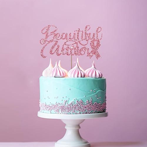 Miniatura 6 de Hermoso adorno para tartas de guerrero, decoración para tartas de quimioterapia sin mo, decoración de pastel de conciencia sobre el cáncer de mama,