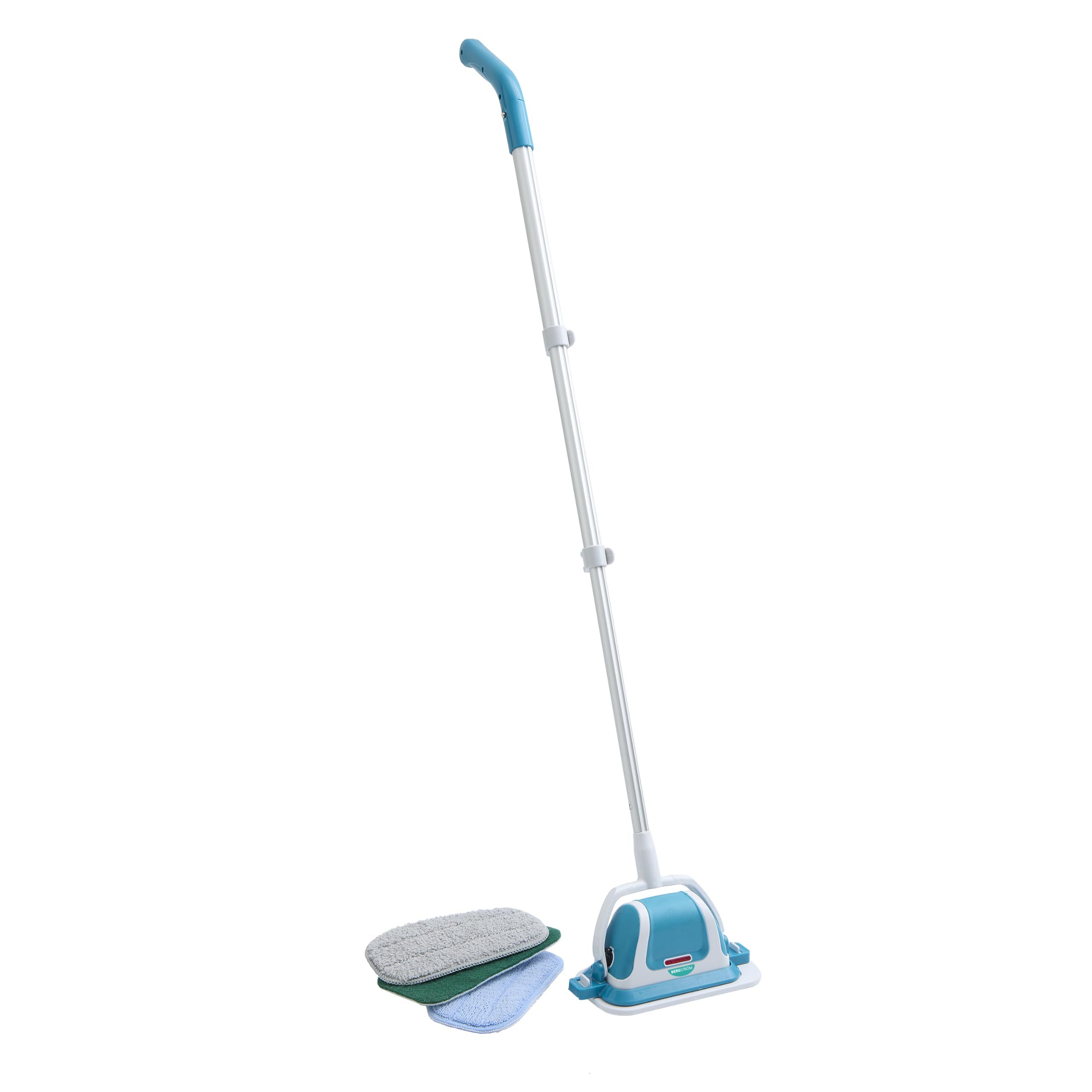 Coopers of Stortford - VibroClean Supreme Two in One Sonic Scrubber - Rechargeable Cordless Cleaner with Telescopic Handle and Three Pads