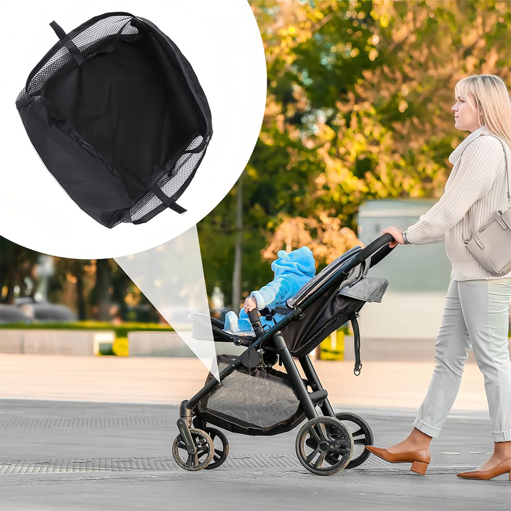 Joyzan Cestino per Passeggino, Borsa Portaoggetti Universale Riporre I Prodotti del Bambino Resistente alla Polvere Organizer Fondo da Appendere al Passeggini Borse Carrozzina Pannolini Posizioname