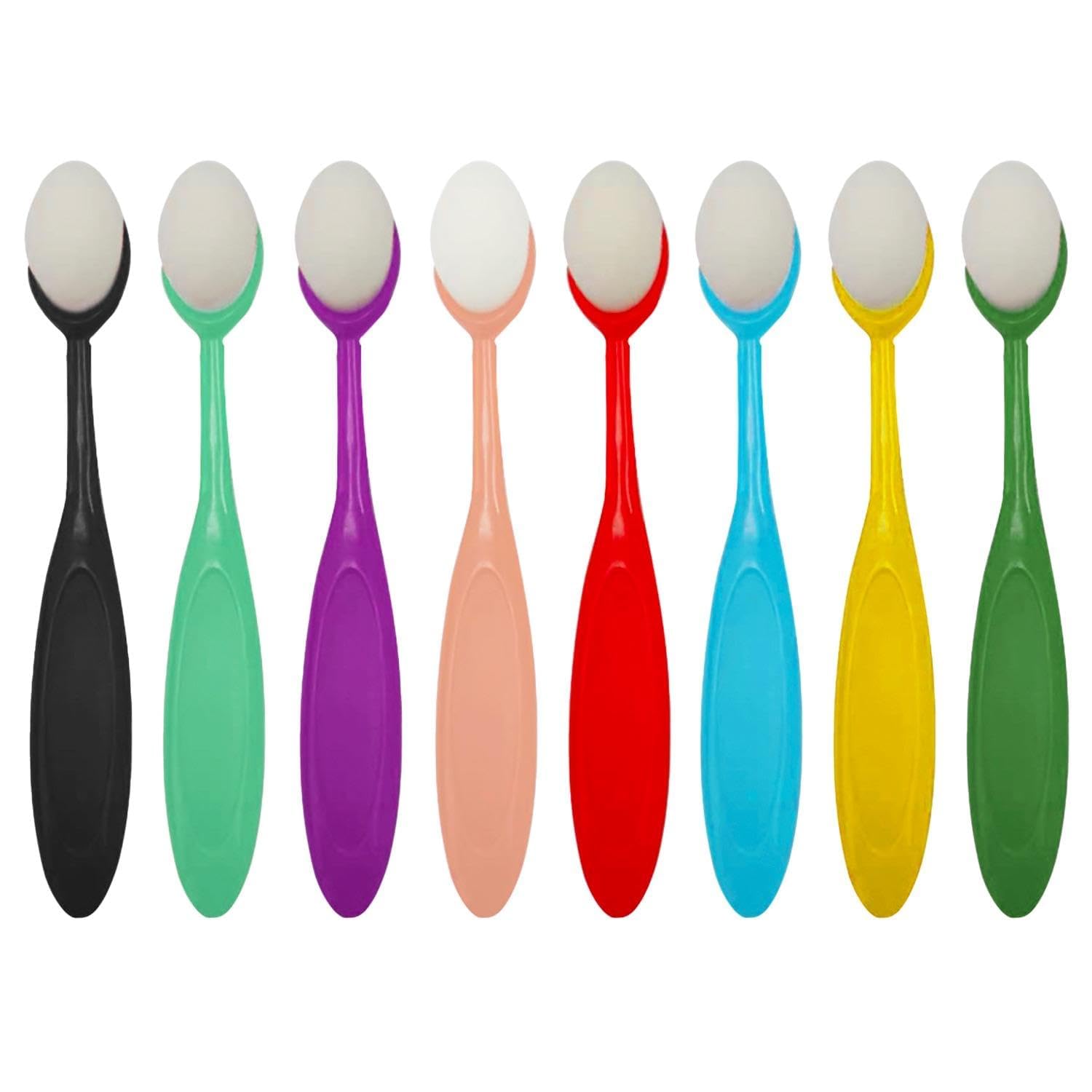 FFDHWU 8 Pieces Of Toothbrush-Type Makeup Brushes, Creative Makeup Brushes, Interesting Makeup Brushes, Makeup Tools, Painting Tools