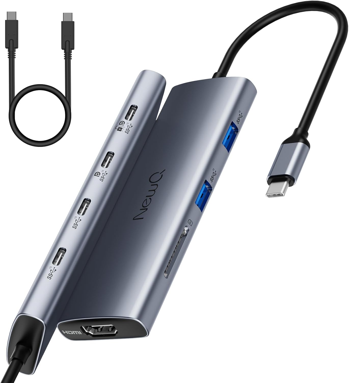 NewQ USB Type-C ハブ 6ポート+HDMI