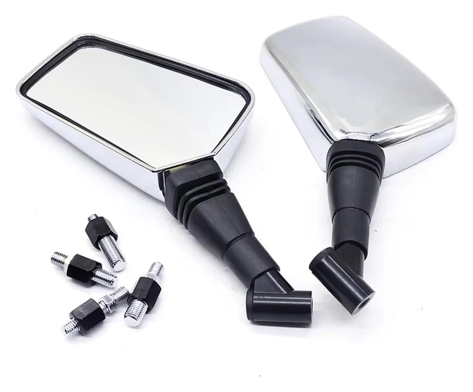 Espejos Laterales Moto Chrome para Rutas en Suzuki V-Strom y Bandit 6