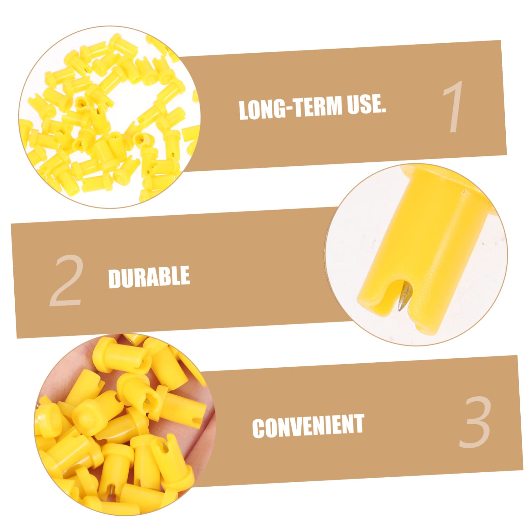 TOVINANNA Stainless Steel Glue Bottle Needles 100pcs Eyelash Glue Tips Nozzle Pins Replacements for Easy to Use