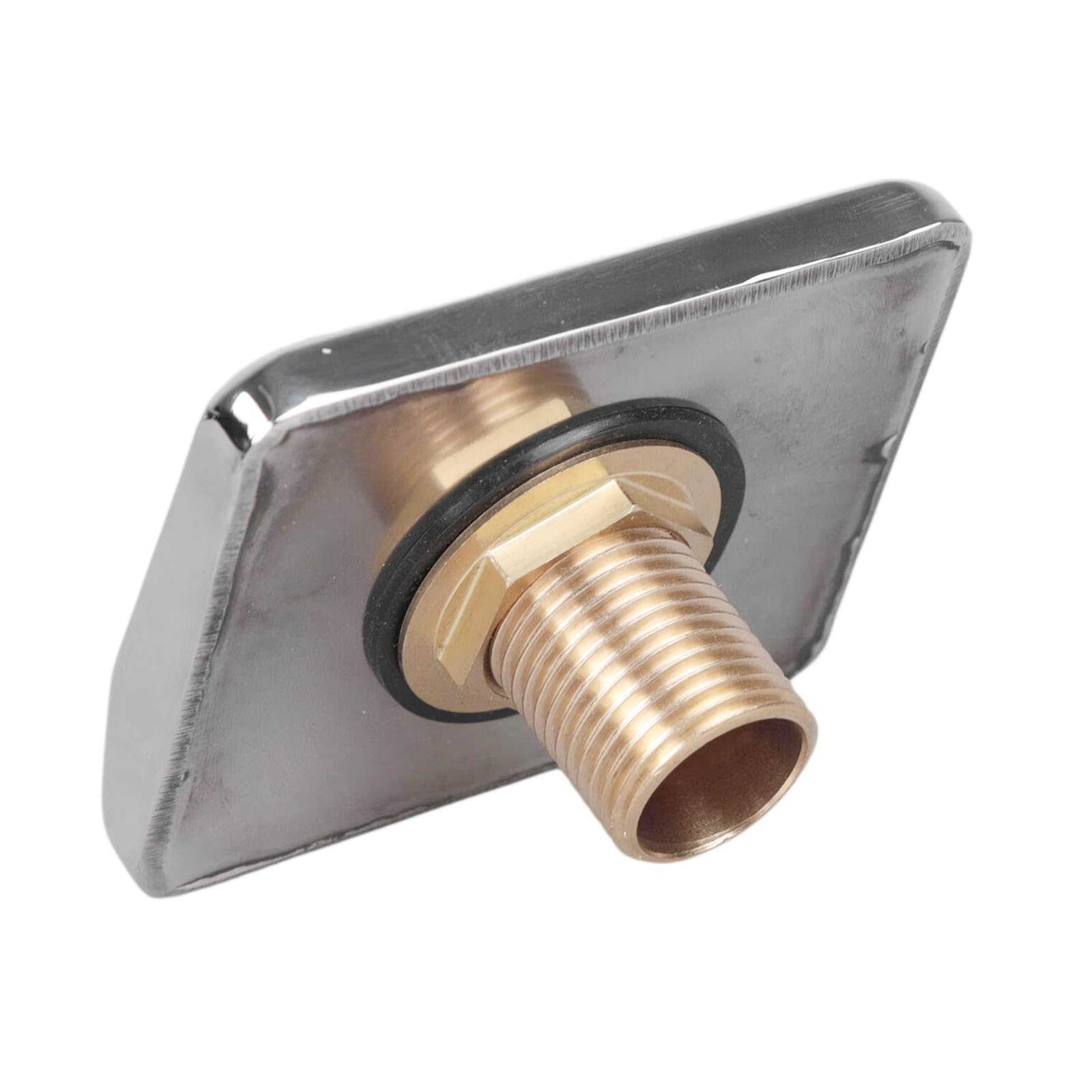 Rustproof Stainless Steel Square Waterfall Spout for Bath and Pool Offering Gentle Cascading Water Flows Experiencing Swimming Pool Waterfall Faucet