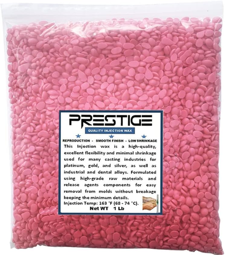 Quality Injection Wax Flexible Pink NY Wax Jewelry Lost Wax Casting 2 Pound