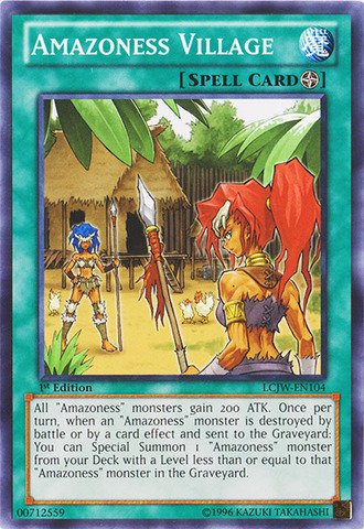 YU-GI-OH! - Amazoness Village (LCJW-EN104) - Legendary Collection 4: Joey's World - 1st Edition