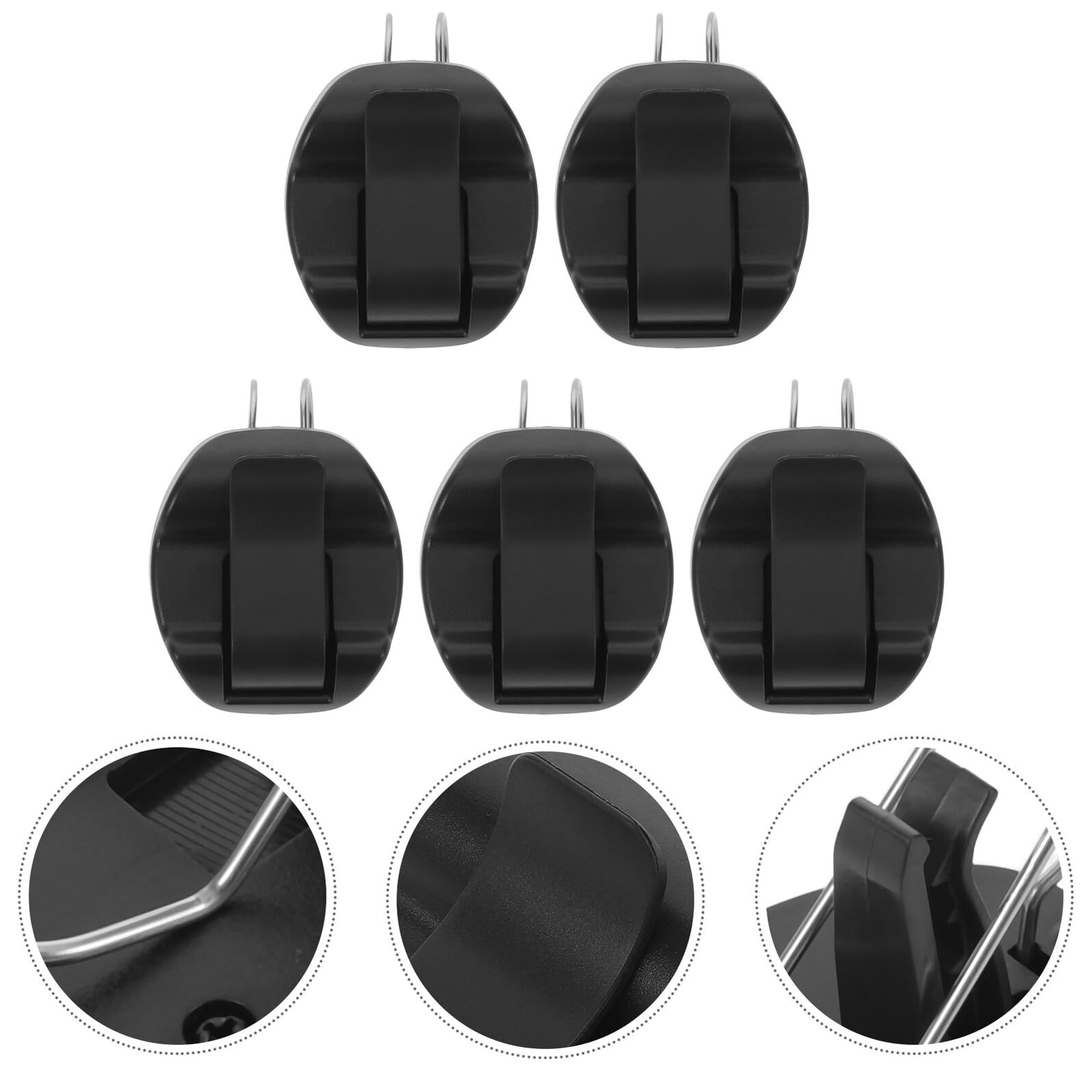 5pezzi Clip per Occhiali da Auto Visiera Supporto per Occhiali da Sole e Clip per Biglietti Organizzatore per Interni Auto Realizzato in Materiali Resistenti