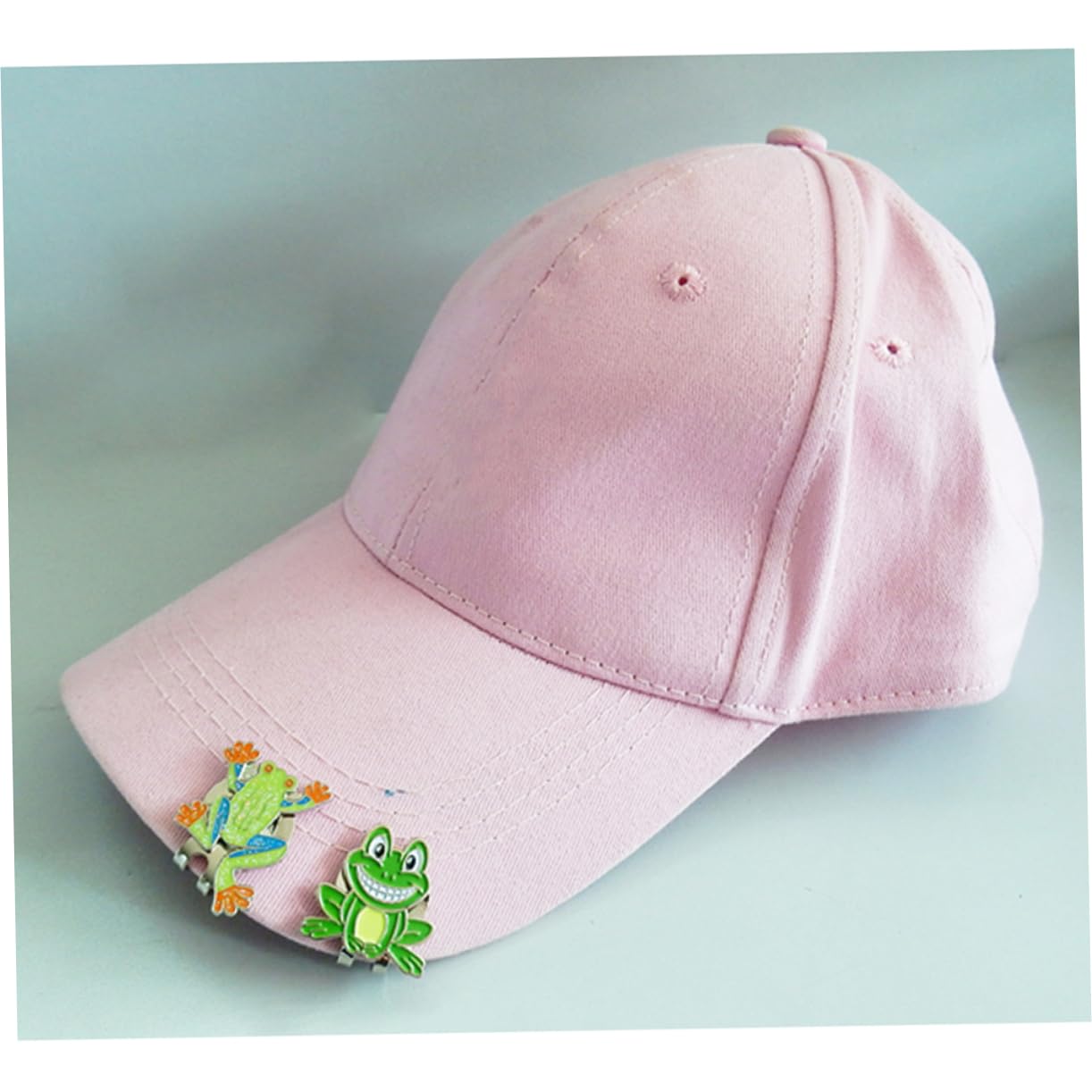 BESPORTBLE 6piezas Marcadores De Bola De Golf Clip De Sombrero De Aleación Ligera Patrones Aleatorios Accesorios para Golfistas