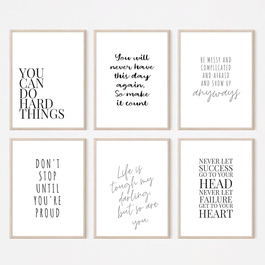 amazon-com-office-inspirational-wall-art-decor-motivational-quotes-canvas-wall-art-positive-classroom-posters-pictures-office-inspirational-work-artwork-for-women-home-bedroom-8x10-inch-unframed-set-of-6-posters-prints for Free Printable Quotes For Office Amazon.com: Office Inspirational Wall Art Decor Motivational Quotes Canvas Wall Art Positive Classroom Posters Pictures Office Inspirational Work Artwork for Women Home Bedroom 8x10 Inch Unframed Set of 6: Posters & Prints for Free Printable Quotes For Office