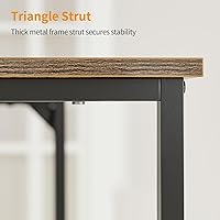 Vista 40 de CubiCubi Escritorio para computadora, escritorio pequeño de oficina en casa de 40 pulgadas, mesa de PC de estilo moderno y simple para el hogar