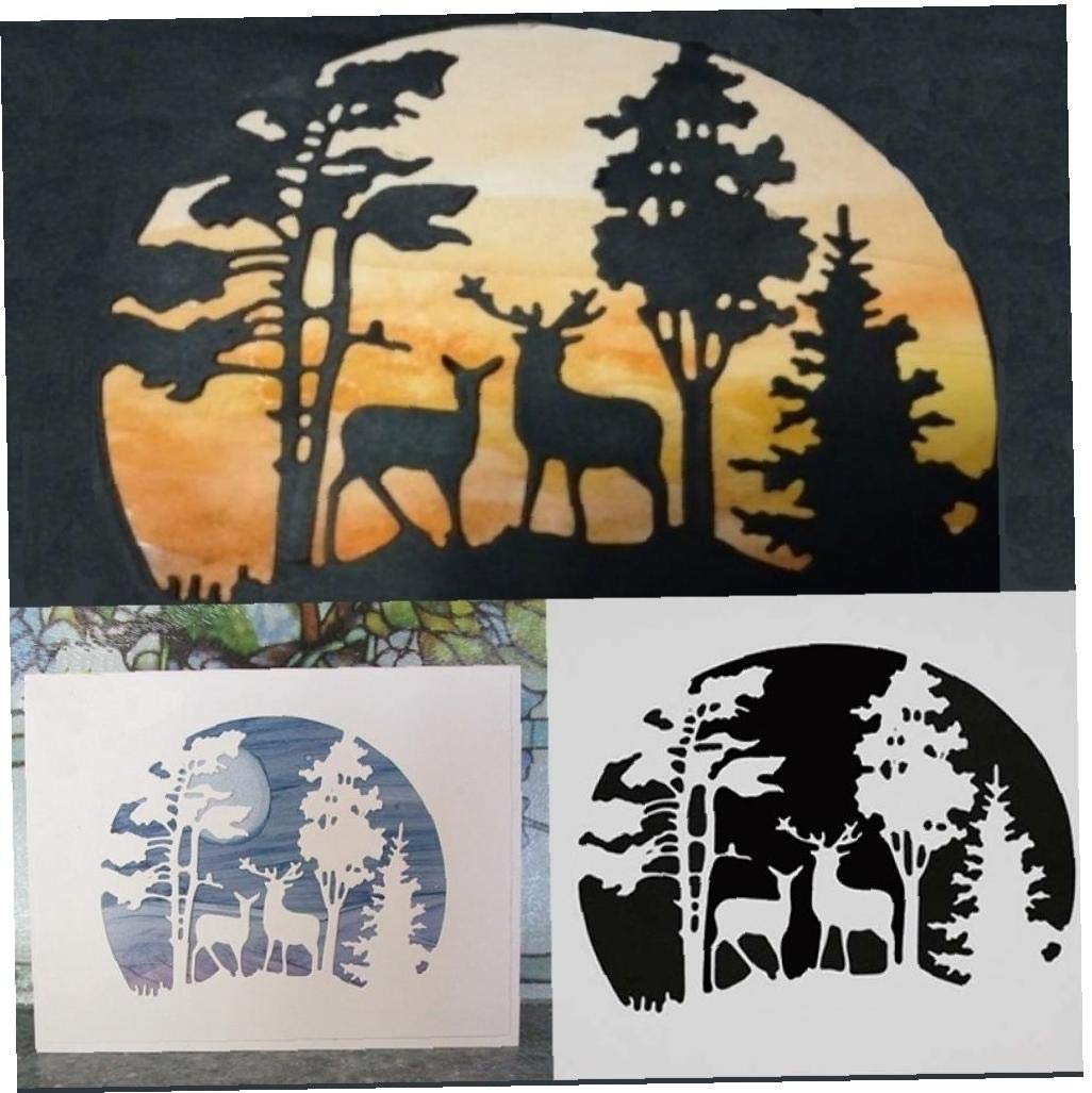Pinicecore Animal Deer Frames Metal Cutting Scrapbooking Card Making Album Stencil Embossing Craft